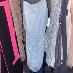 baby blue homecoming dress